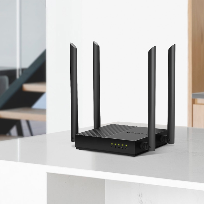 Router Inalámbrico AC 1200 / Doble Banda MUMIMO / 1 puerto WAN 10/100/1000 Mbps / 4 puertos LAN 10/100/1000 Mbps / Compatible con EasyMesh / Administración Web o App Tether image 9